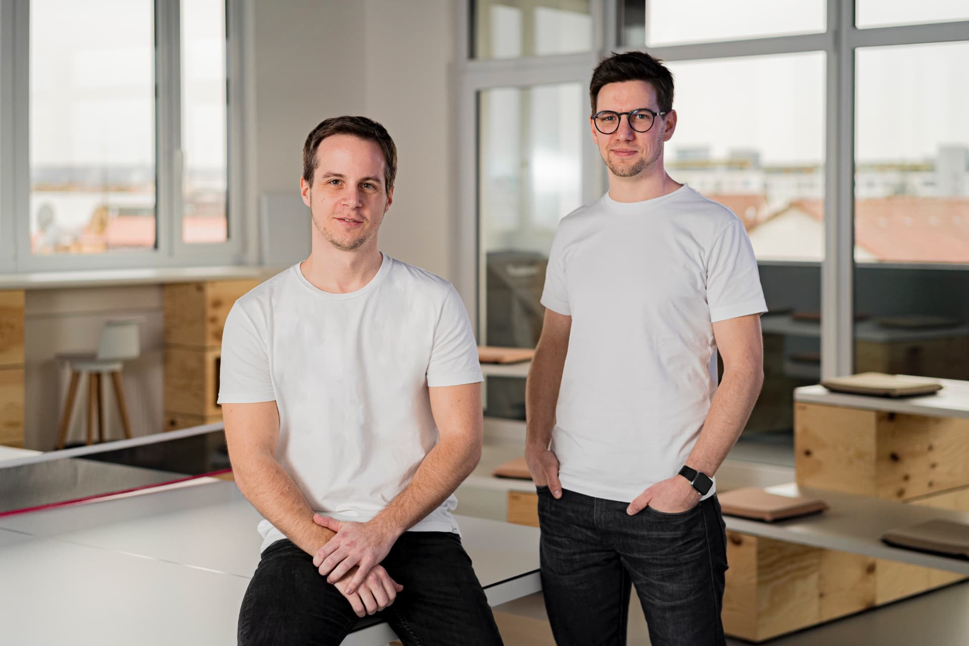 Gründer Marc Neumann (links) und Jochen Schöllig (rechts)