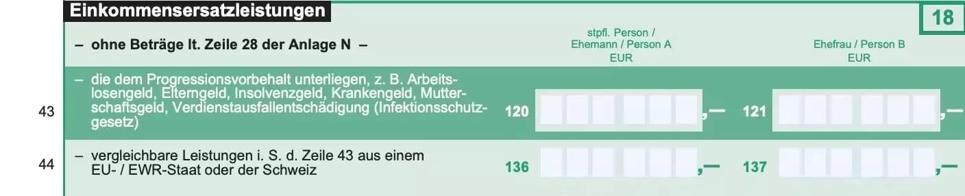 Auszug aus der Steuererklärung: Wo trägt man Elterngeld in der Steuererklärung ein?