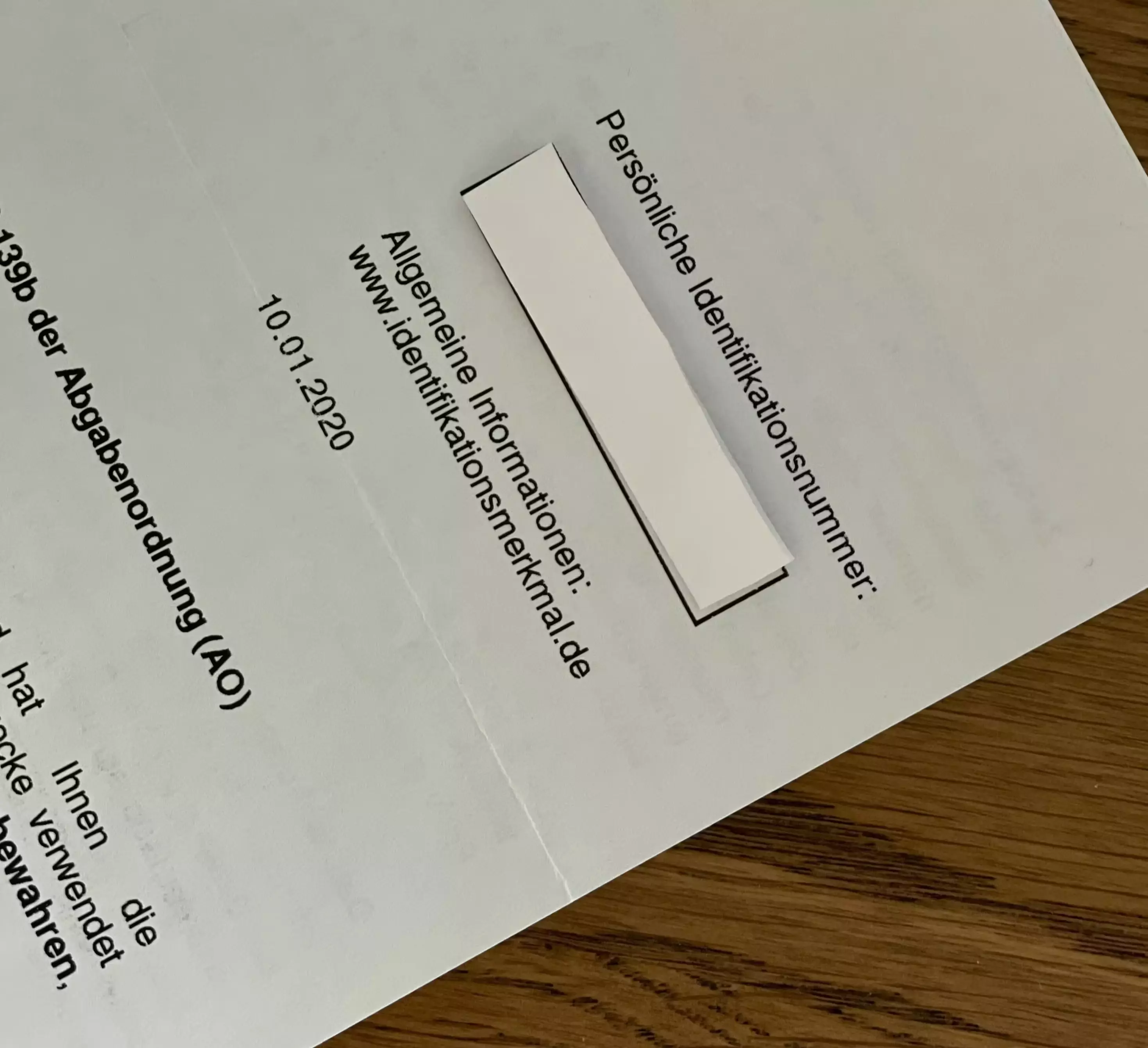 Steueridentifikationsnummer finden